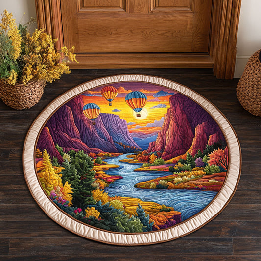 Dream Valley CW0906018CL Quilted Round Mat