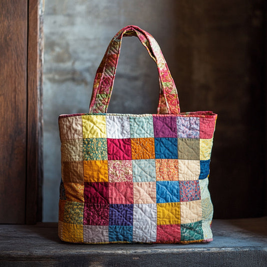 Patchwork Charm WJ2309015CL Quilted Tote Bag