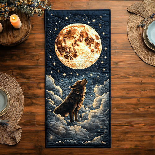 Dreamy Wolf CW2005265CL Quilted Table Runner