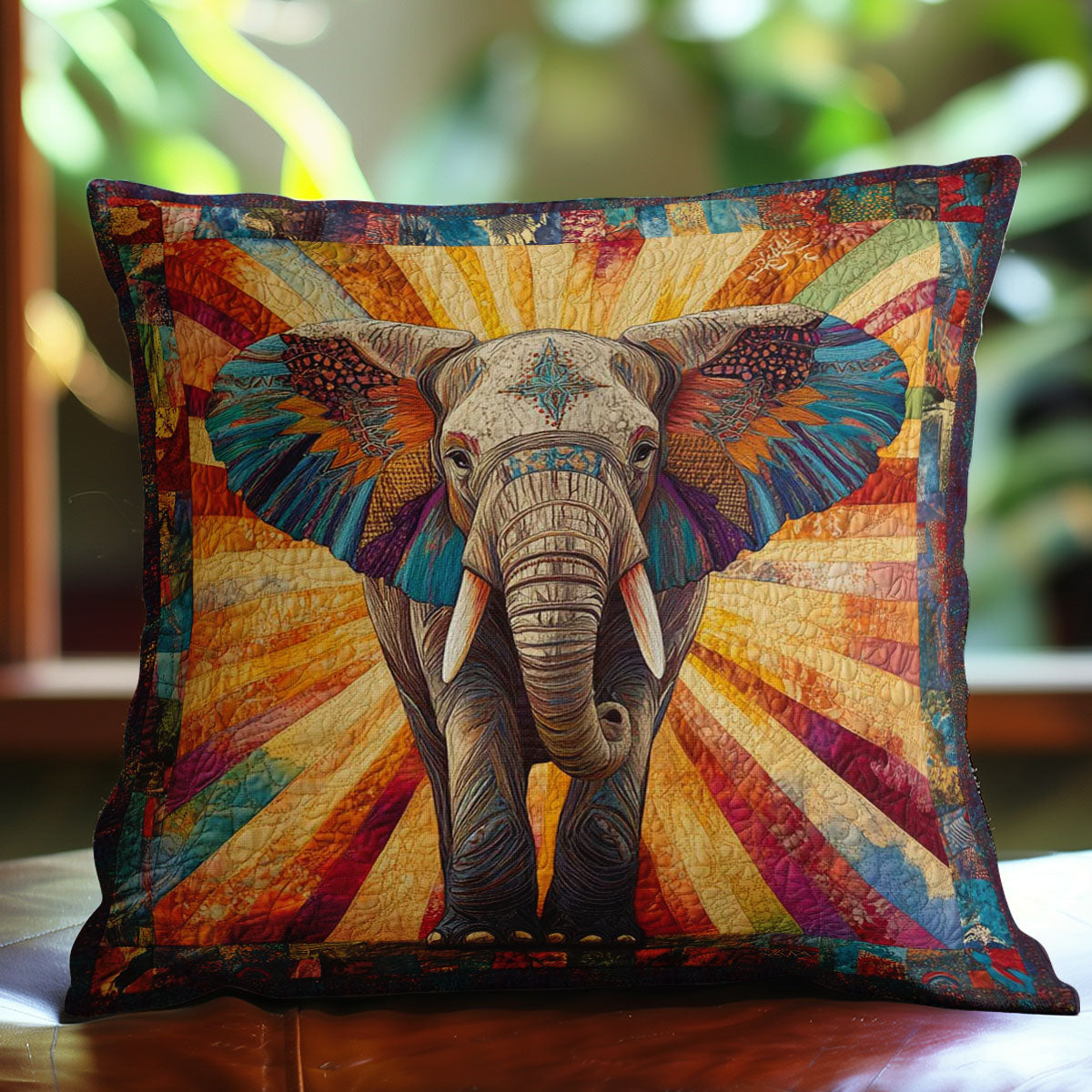 Radiant Elephant WN1002120CL Quilt Pillow Case