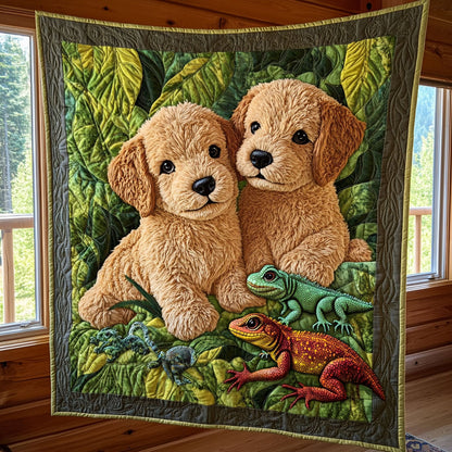 Jungle Pups CP0807033CL Quilt