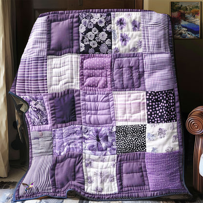 Dreamy Purple Patchwork WP2112012CL Quilt