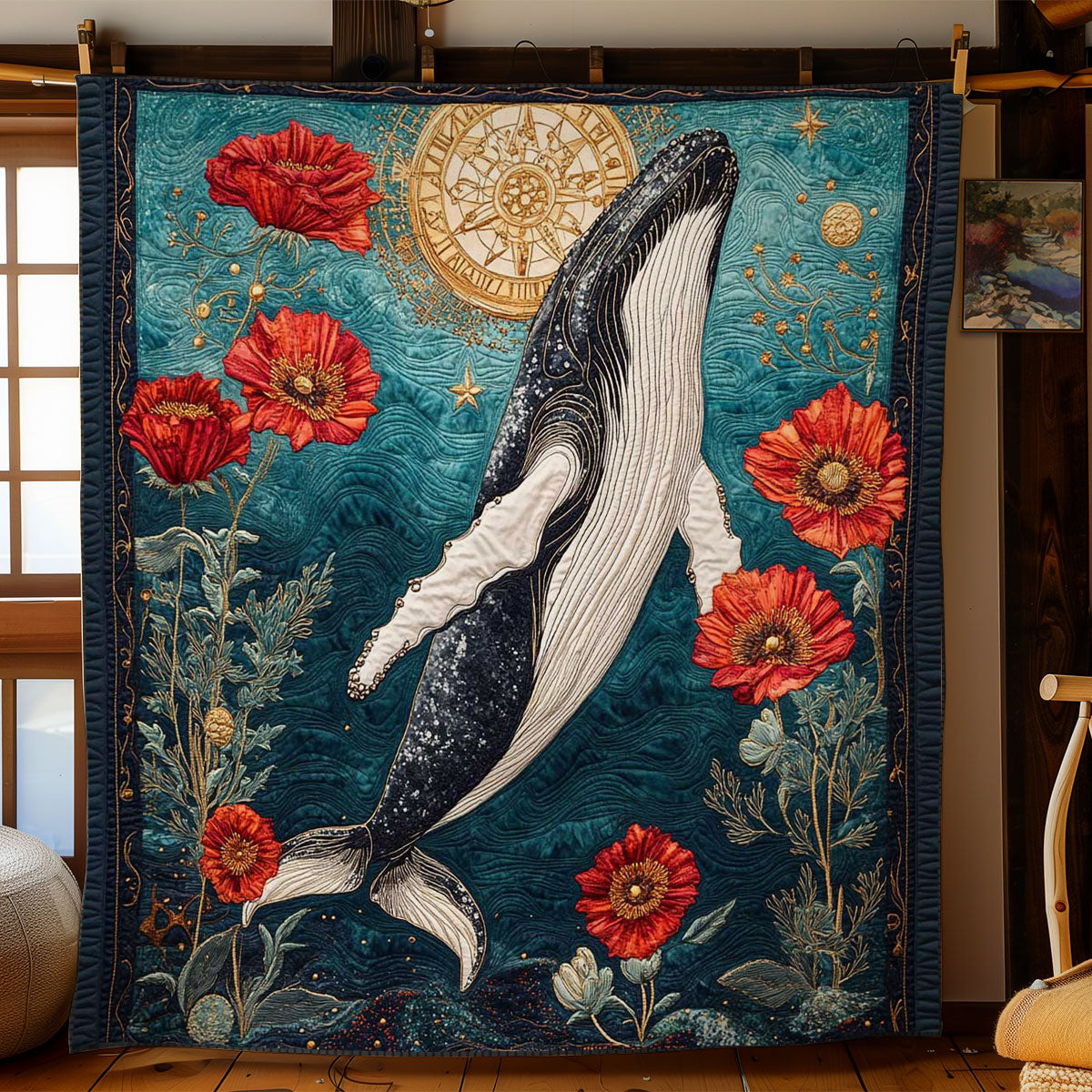 Dreaming Whale WN0805006CL Quilt