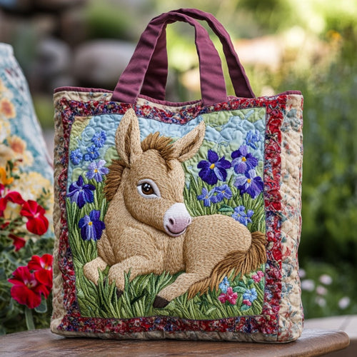 Baby Donkey XR2509018CL Quilted Tote Bag