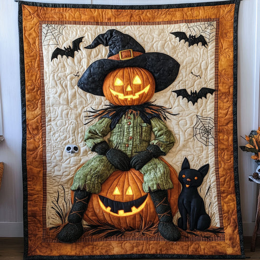 Sunny Porch Scarecrow WN0508063CL Quilt