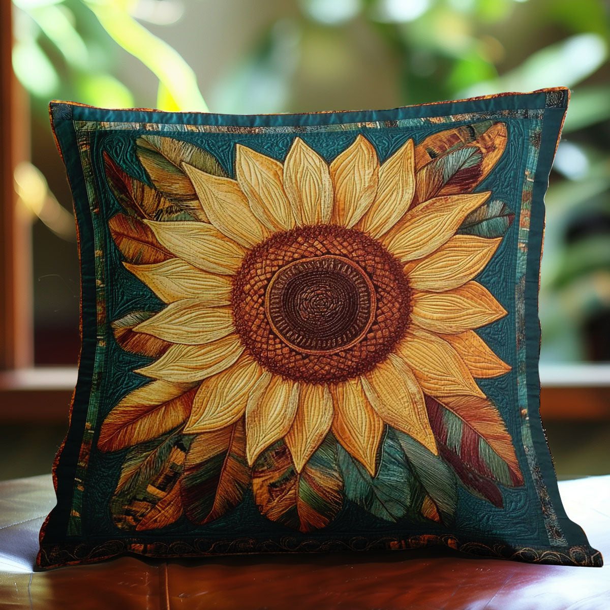 Rustic Sunflower Charm WN1302057CL Quilt Pillow Case