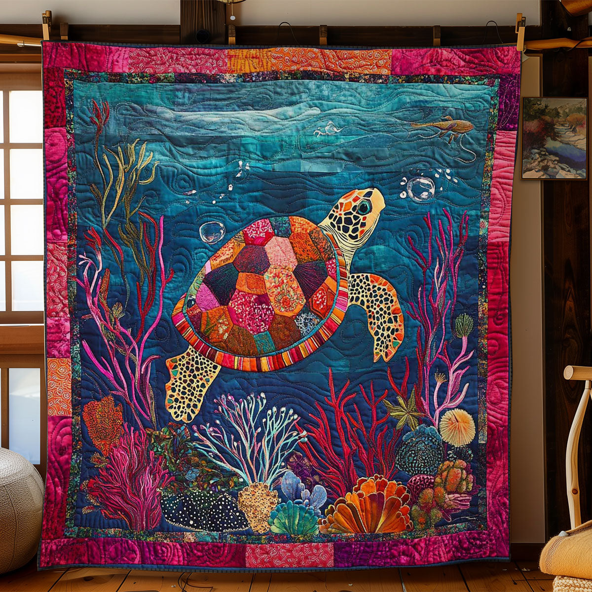 Wild Turtle WN1404091CL Quilt