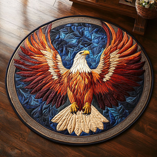 Bald Eagle CW1407005CL Quilted Round Mat