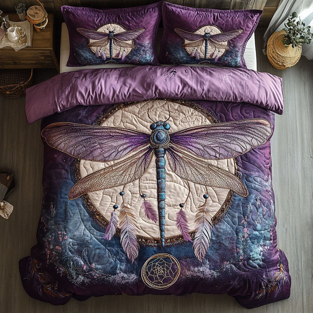 Dragonfly Dreamcatcher Magic CW0210052CL Duvet Cover Set