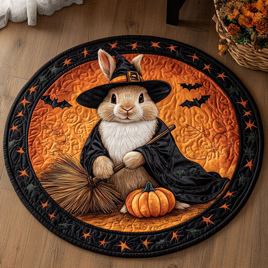 Harvest Witch CP0410062CL Quilted Round Mat