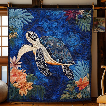 Night Hawaiian Turtle WN0905024CL Quilt