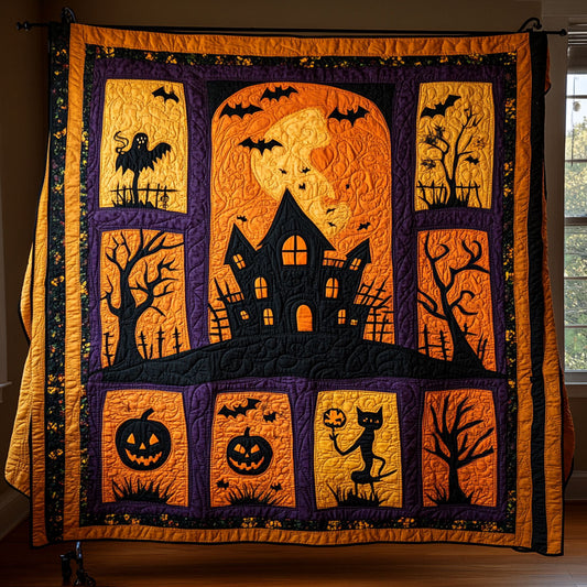 Haunted House Patchwork WY1508086CL Quilt