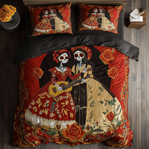 Skeleton Blooming WN0608065CL Duvet Cover Set