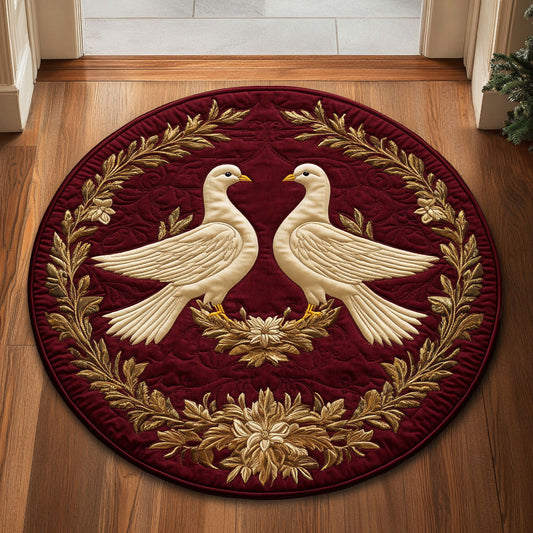 Laurel Dove CP2607039CL Quilted Round Mat