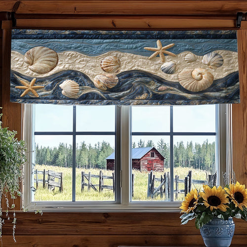 Ocean Treasures WN2003075CL Quilted Valance