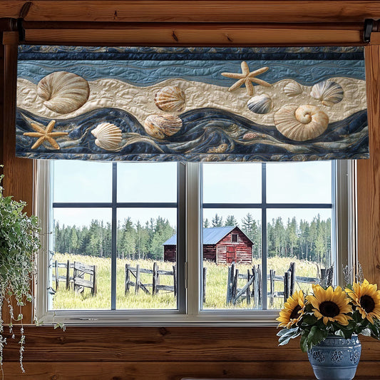 Ocean Treasures WN2003075CL Quilted Valance