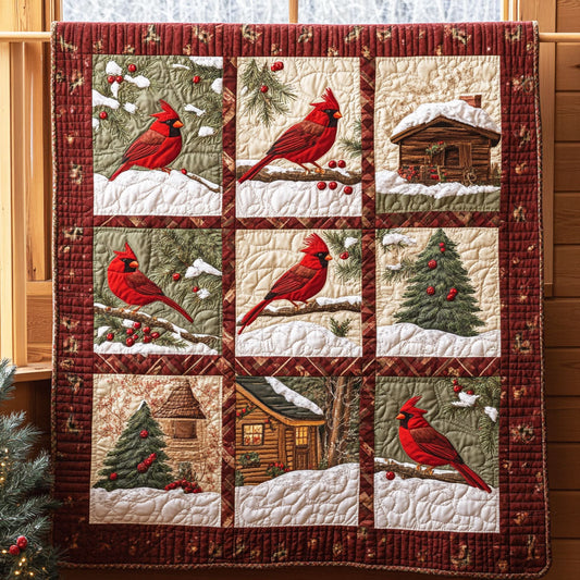 Winter Visitor CP0811028CL Quilt