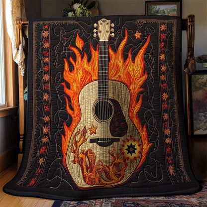 Burning Guitar WN0612056CL Quilt