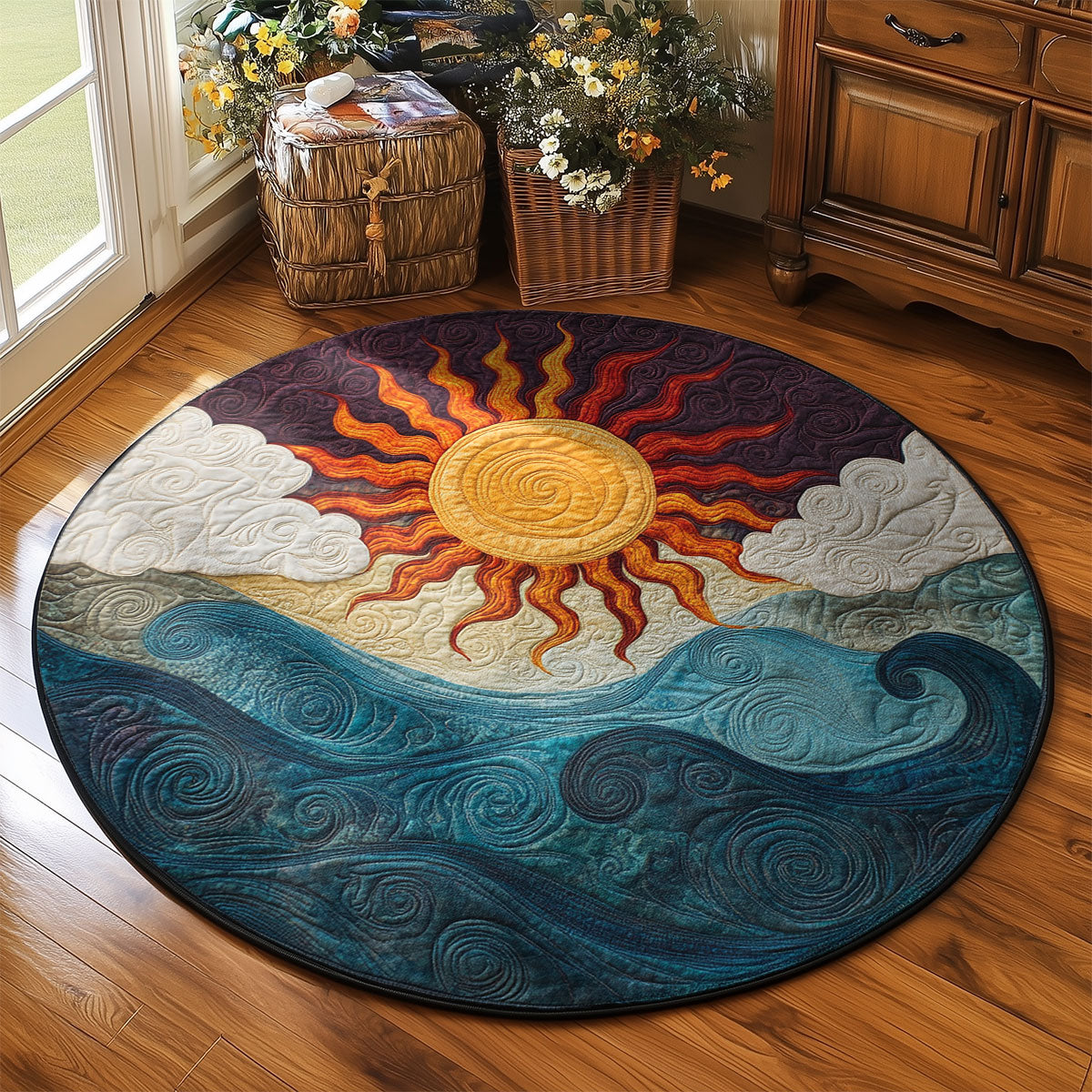 Majestic Sun WY2203083CL Quilted Round Mat