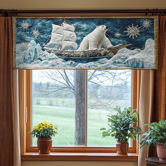 Ice Bear Ship WY0905005CL Quilted Valance