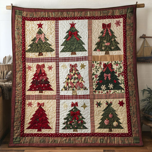 Golden Patch Christmas Tree WN1211051CL Quilt
