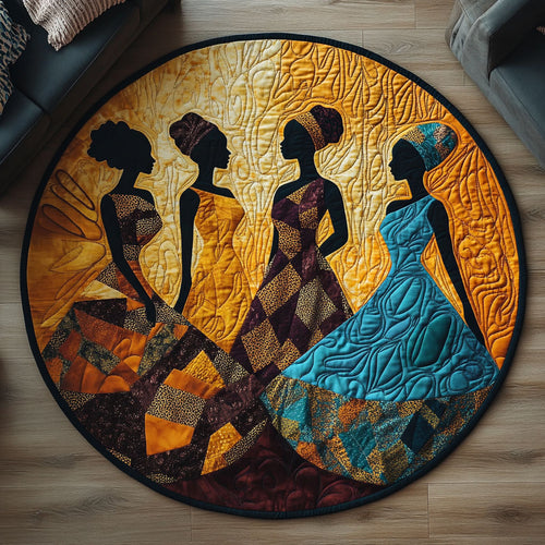 Golden Gaze CW2607029CL Quilted Round Mat