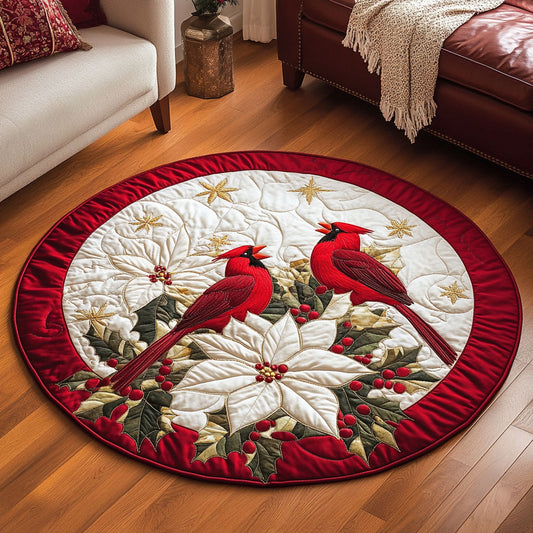 Holiday Harmony CP0410026CL Quilted Round Mat