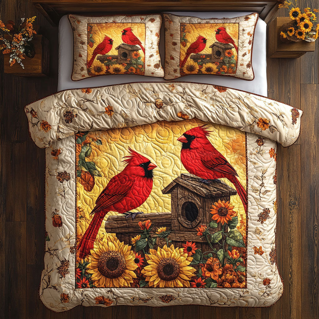 Birdhouse Cardinal WY0408011CL Duvet Cover Set