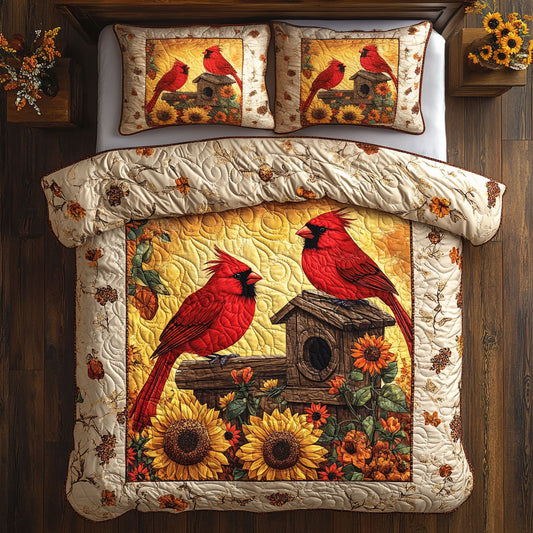Birdhouse Cardinal WY0408011CL Duvet Cover Set