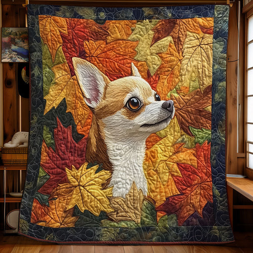 Chihuahua Leaves WX0401011CL Quilt