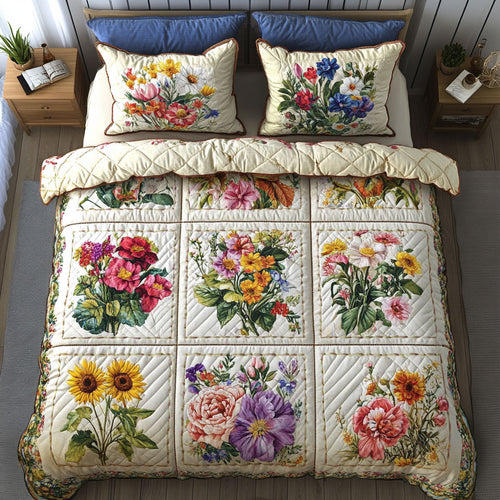 Beautiful Flower Garden CW1301026CL Duvet Cover Set