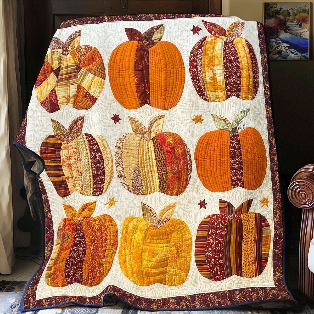 Pumpkin Autumn Vibes WU0901003CL Quilt