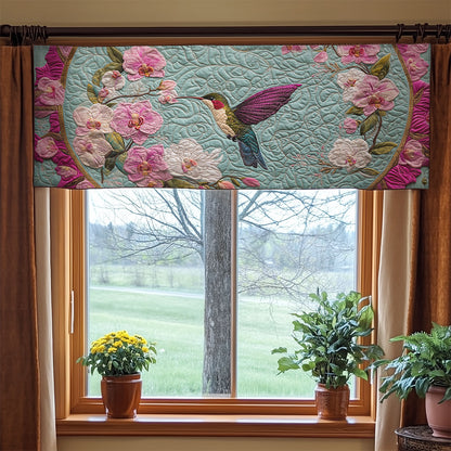 Hummingbird Blushfield WN1706047CL Quilted Valance