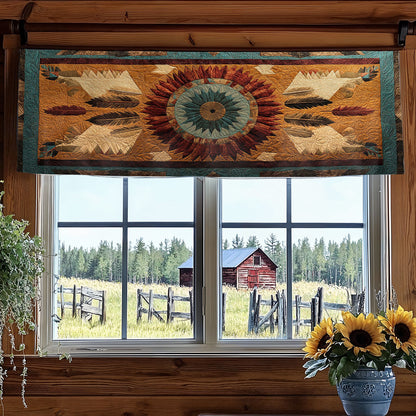 Native Spirit Flame WN1407096CL Quilted Valance