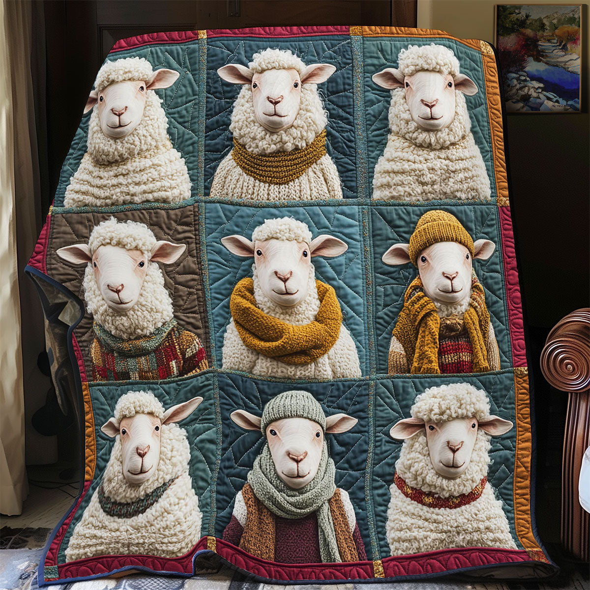 Farm Sheep CP1711031CL Quilt