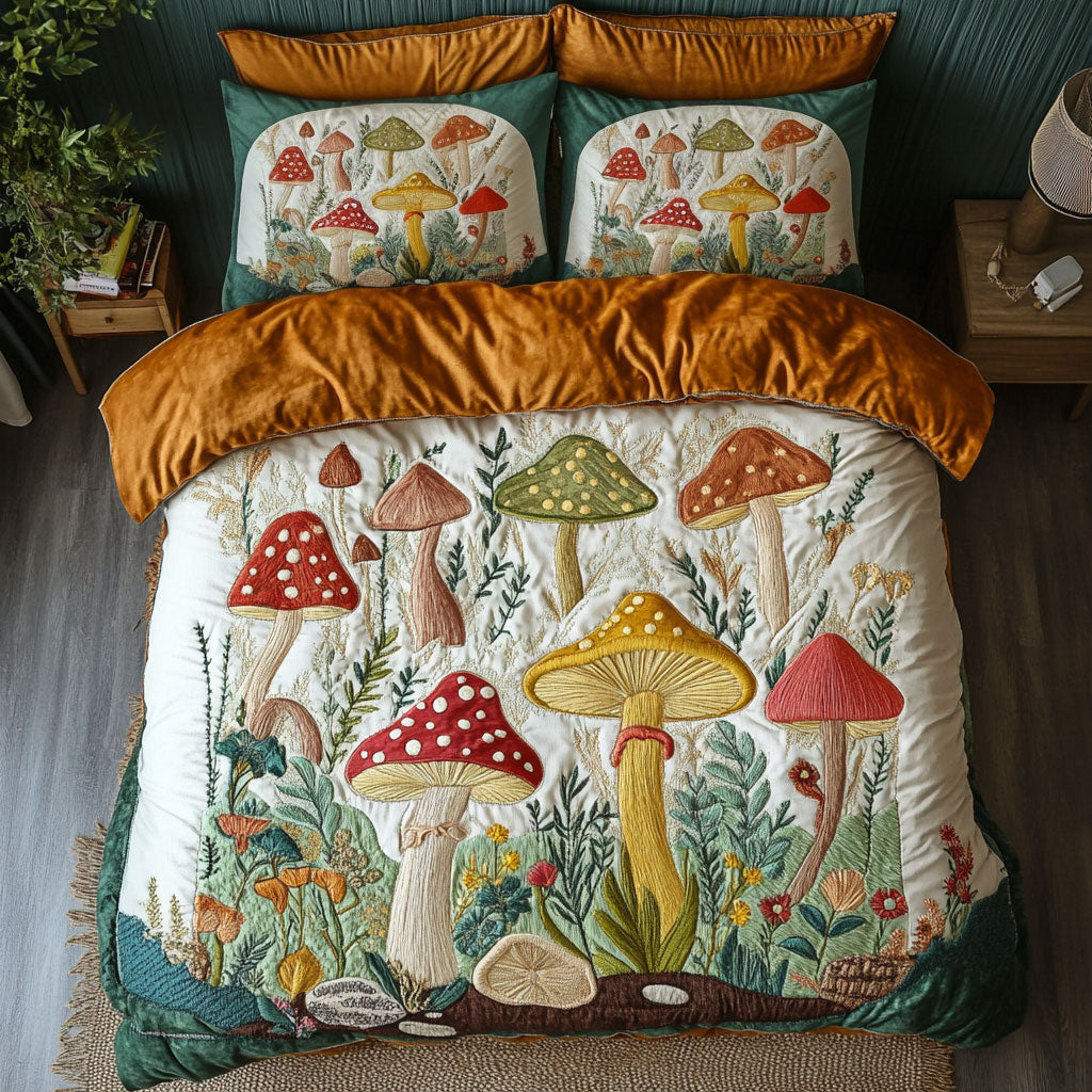 Blooming Mushroom WN0307058CL Duvet Cover Set