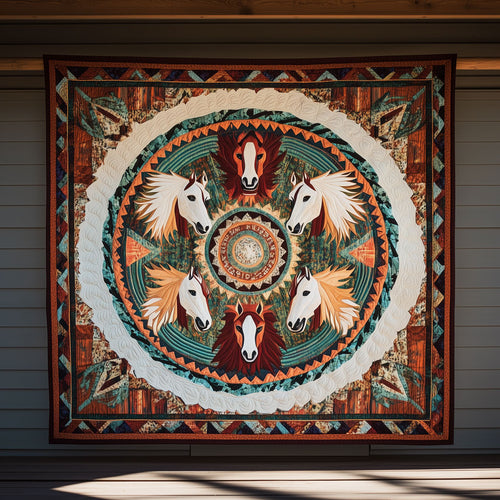 Mustang Horse Convergence LT0910048CL Quilt