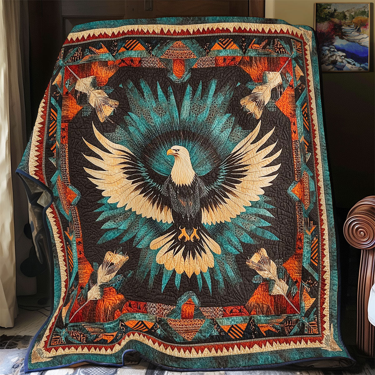 Trigger Pattern Eagle WY2201085CL Quilt