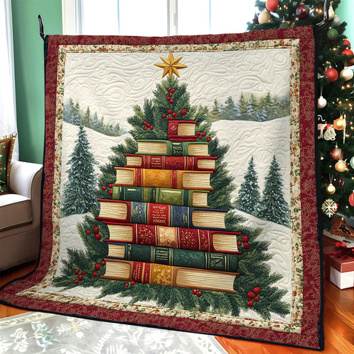 Winter Book Tree CW1711040CL Quilt