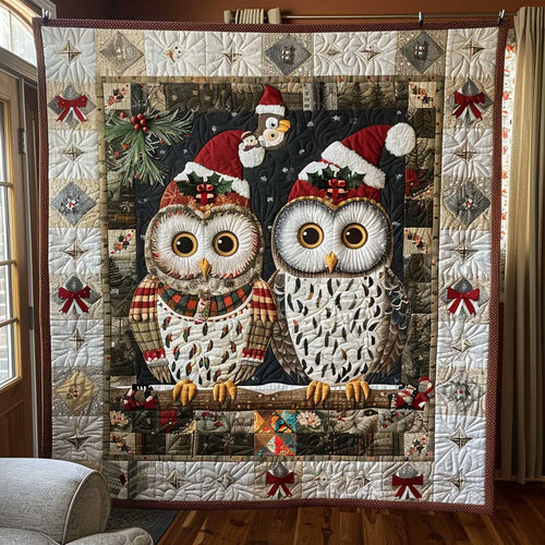 Celebrating Christmas Owl WP1710006CL Quilt