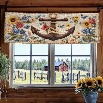 Anchor Bloom WN0407002CL Quilted Valance