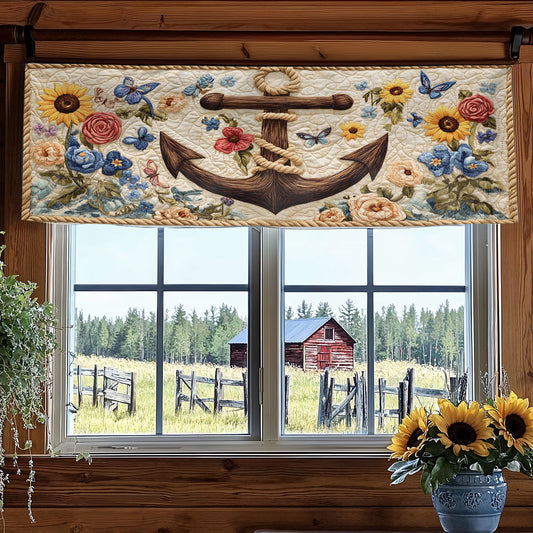 Anchor Bloom WN0407002CL Quilted Valance