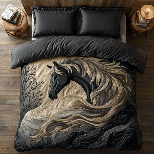 Gorgeous Horse WJ1005015CL Duvet Cover Set