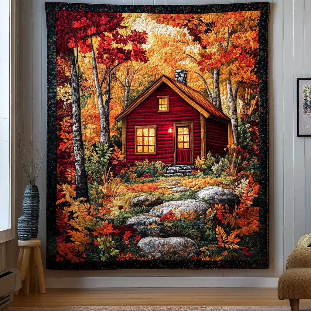 Crimson Cottage DH2909002CL Quilt