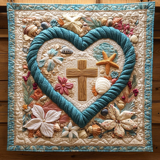 Beach Cross WN2508013CL Quilt