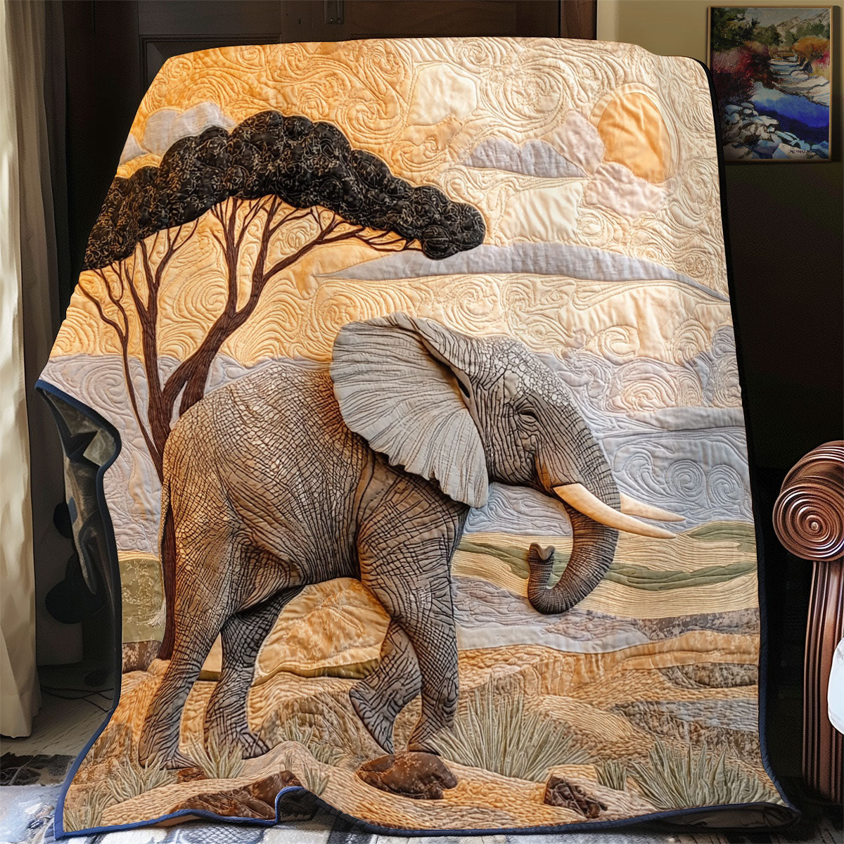 Elephant Sahara WX0303073CL Quilt