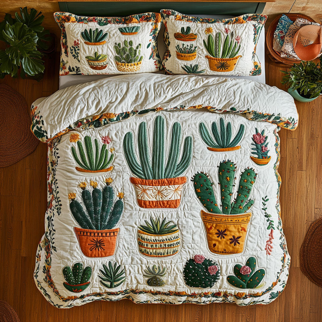 Cactus Pot CQ1206025CL Duvet Cover Set