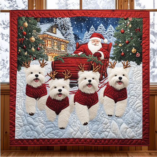 Festive Terriers KL1211006CL Quilt