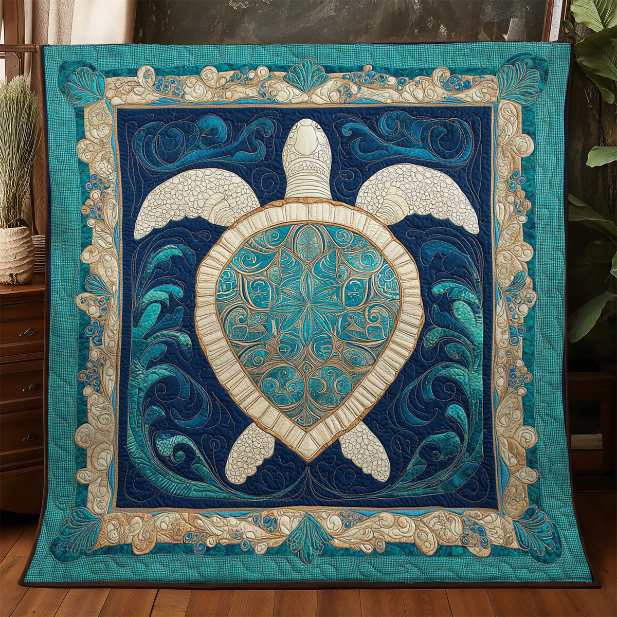 Turtle Sea WX0406054CL Quilt