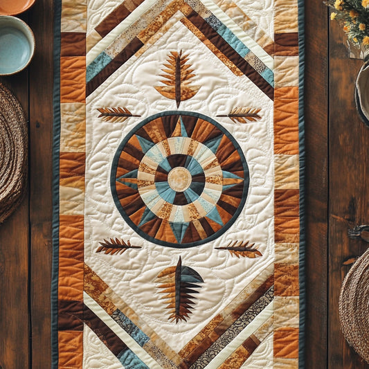 Guiding Native Flame WN1407014CL Quilted Table Runner
